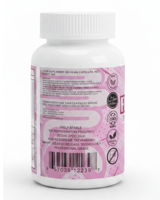 FEMME GUT 60 VEGAN CAPSULES - HIGH STRENGTH DIGESTION COMPLEX FOR WOMAN