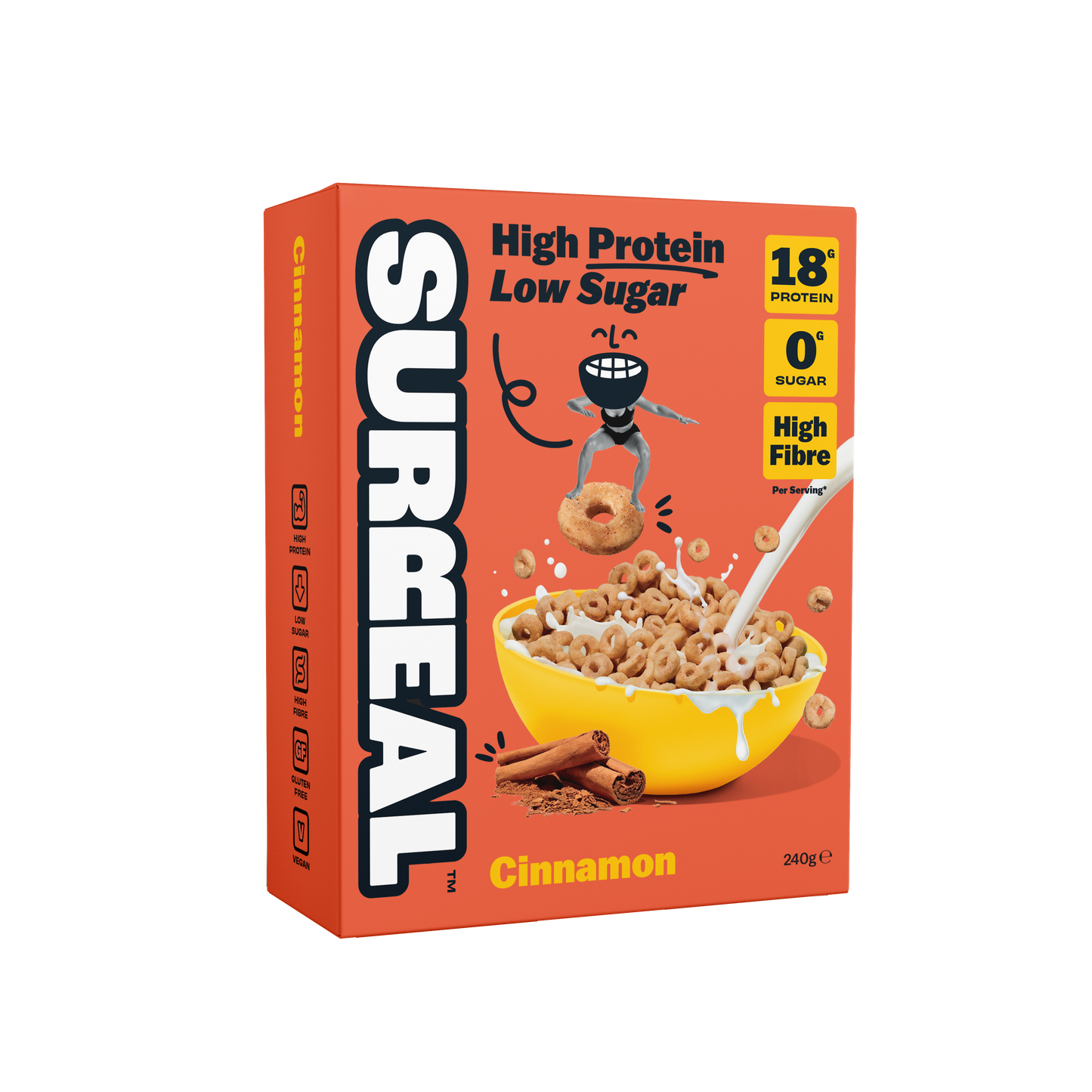 Surreal High-Protein Cereal | 0g Sugar | 13g Protein | 240g