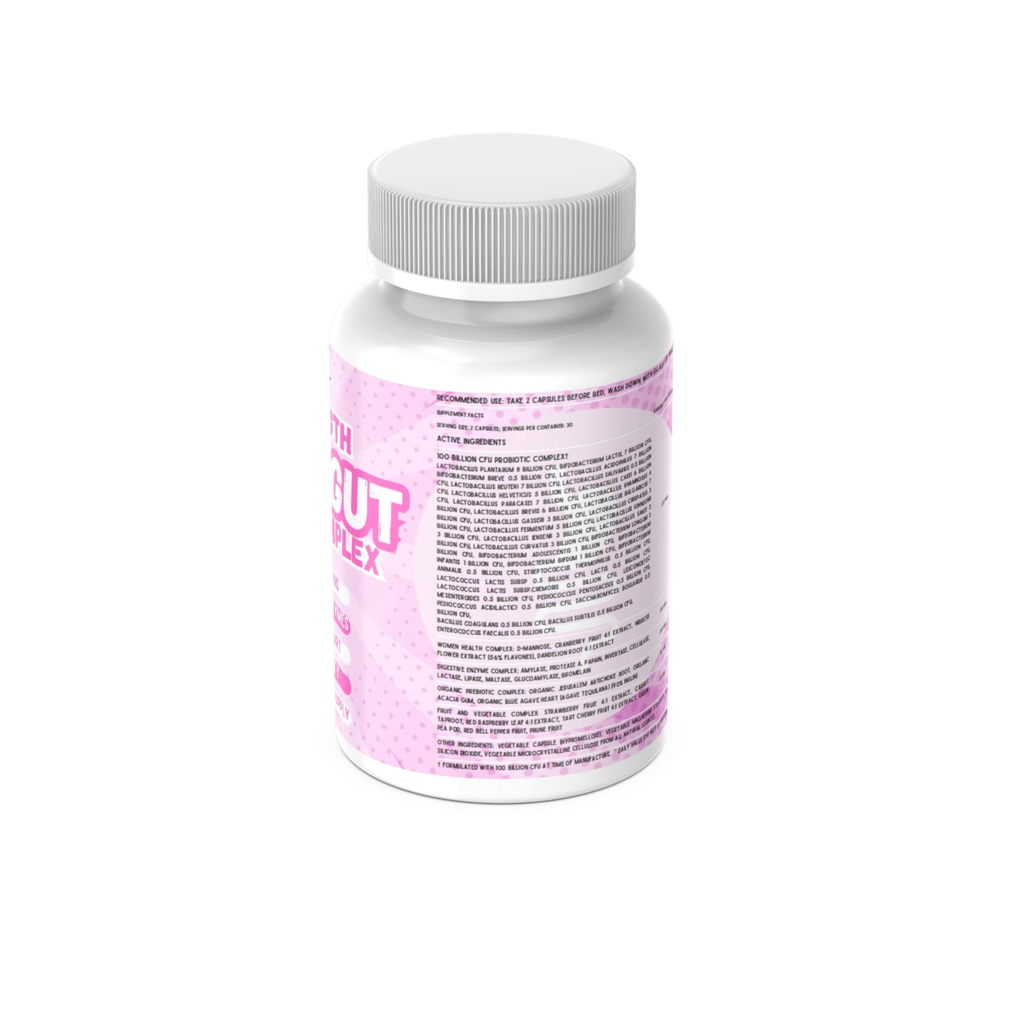 FEMME GUT 60 VEGAN CAPSULES - HIGH STRENGTH DIGESTION COMPLEX FOR WOMAN