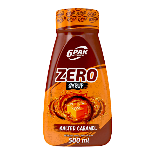 6PAK ZERO SYRUP 500ML