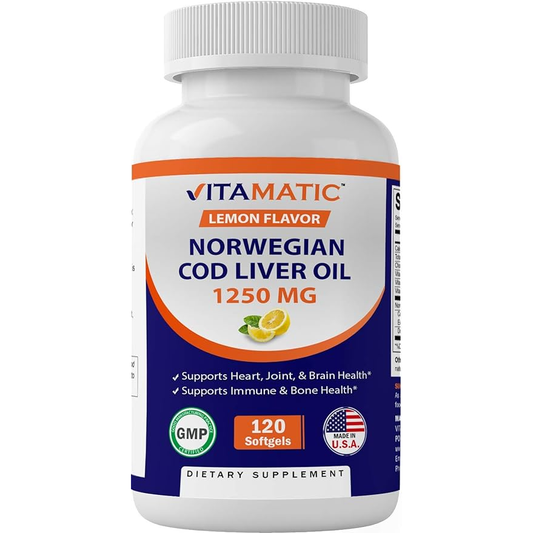 NORWEGIAN COD LIVER OIL 1250MG 120TABS