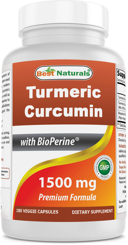 TURMERIC CURCUMIN 180 VEGETARIAN CAPS