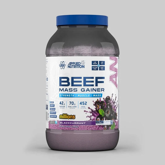 BEEF MASS GAINER 3.13 KG 25 servings, Lactose, dairy, gluten, and soy free
