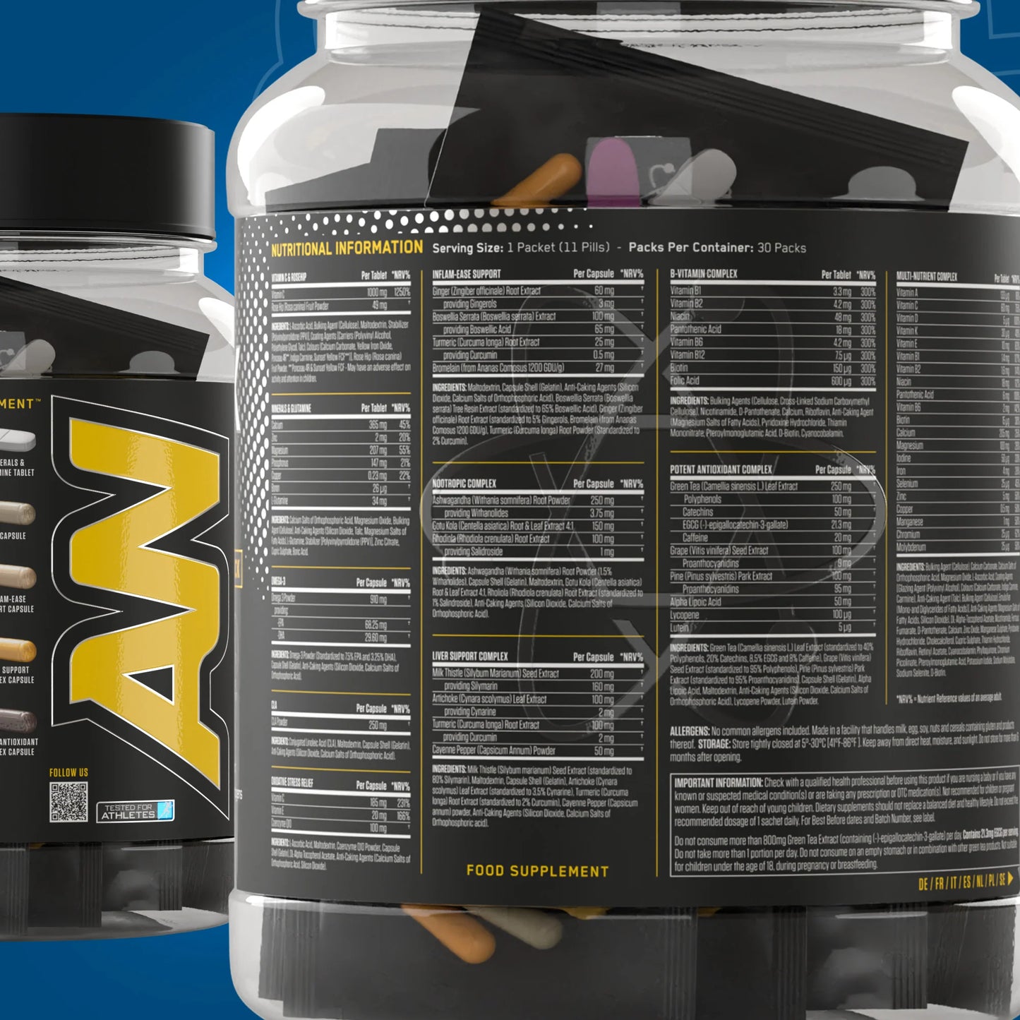 Applied Nutrition Black Stak – The Ultimate Health Pack 30 sachets