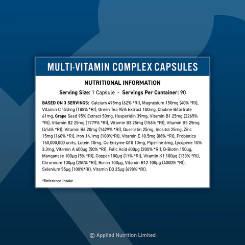 MULTI-VITAMIN COMPLEX 90 TABLETS