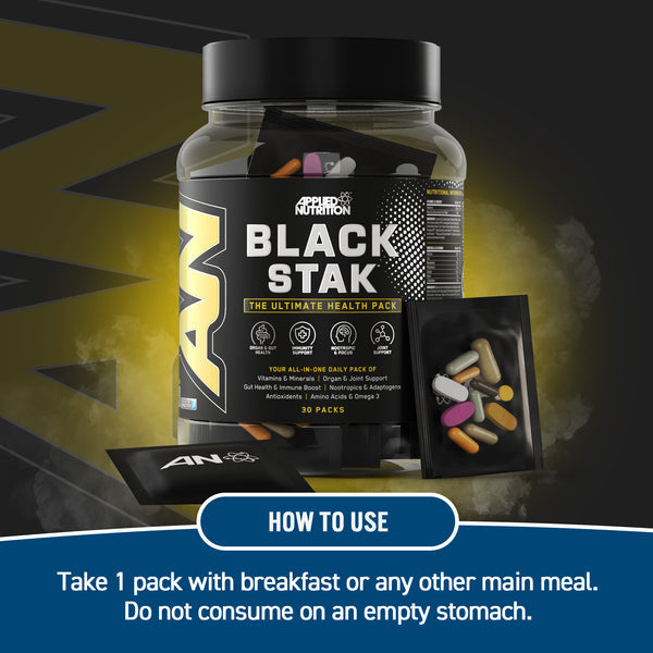 Applied Nutrition Black Stak – The Ultimate Health Pack 30 sachets