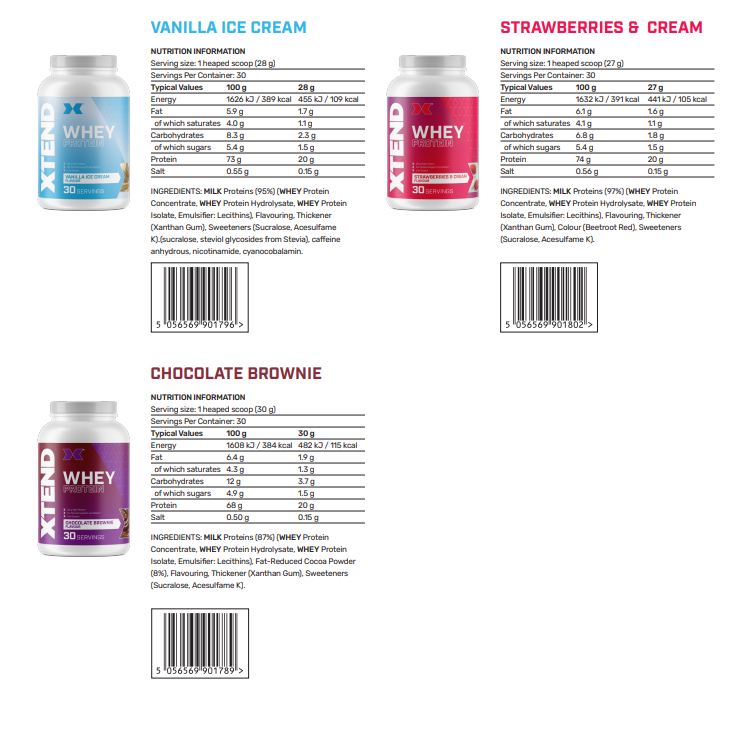 Xtend Whey Protein 30 servings