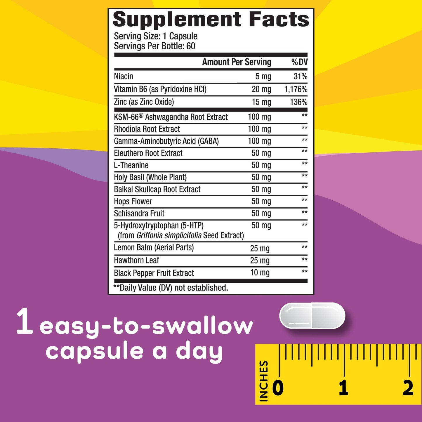 Calmable Stress Relief for Women Capsules 60 capsules