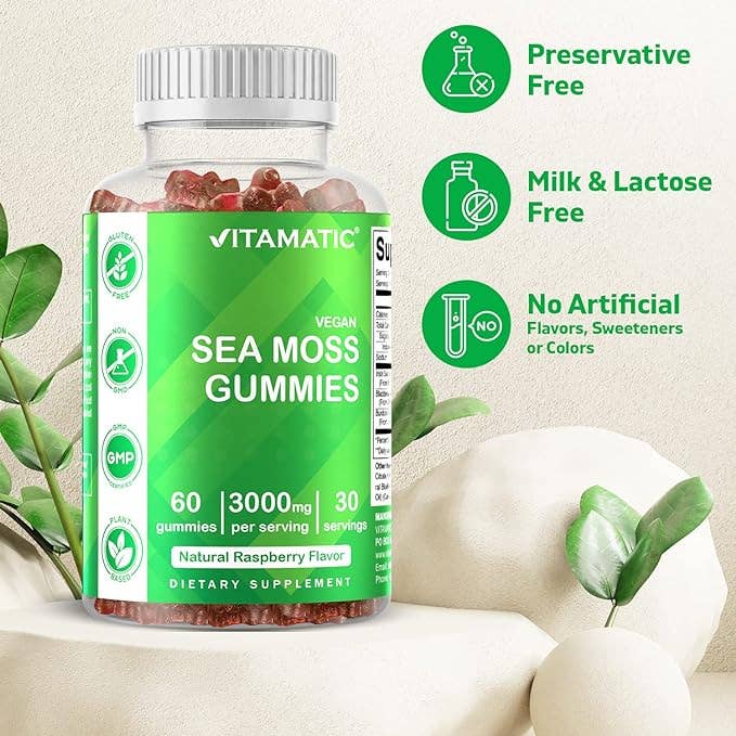 SEA MOSS 3000MG 60GUMMIES