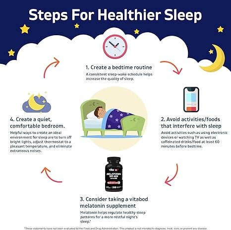 Vitabod | Melatonin 20mg | 240 Fast Dissolve Tablets