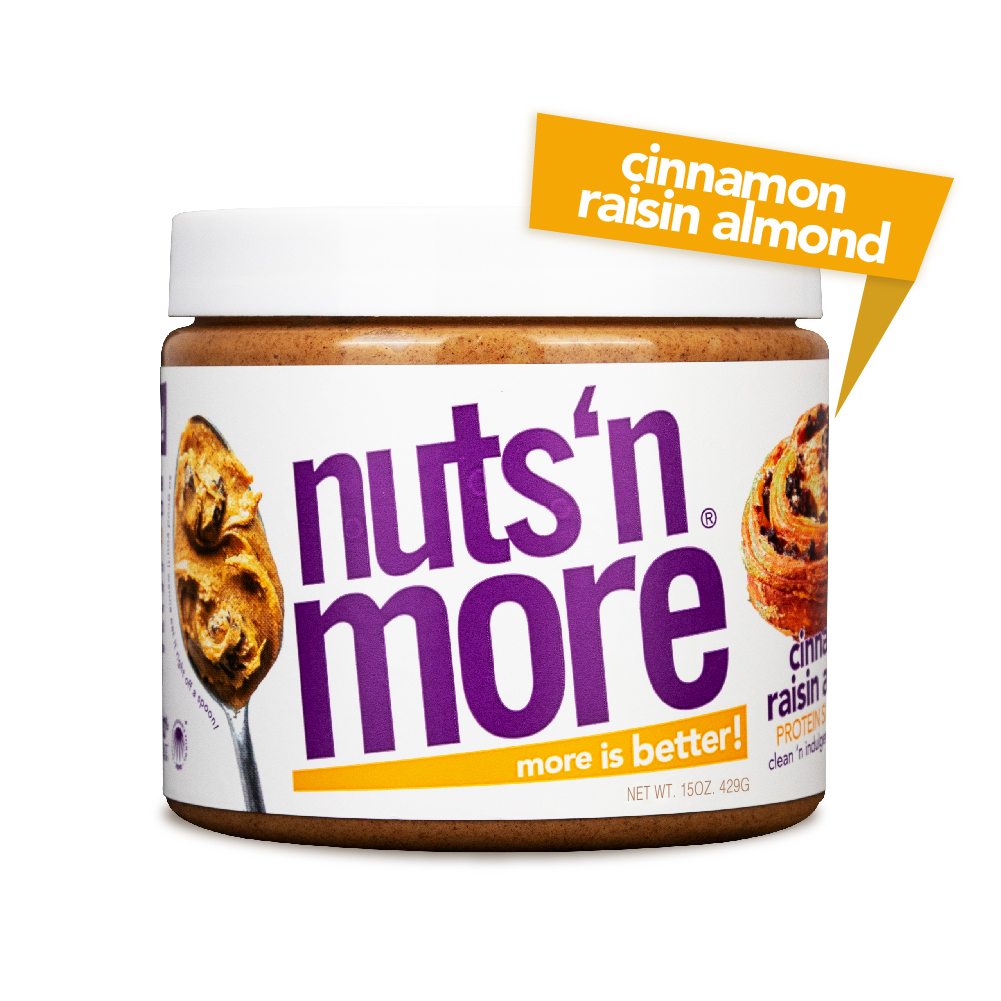 NUTS'N MORE 448G CINNAMON RAISIN ALMOND