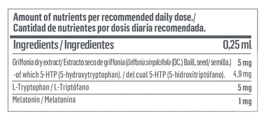 LIQUID MELATONIN 50 ML, 5-HTP, TRYPTOPHAN & MELATONIN BLEND