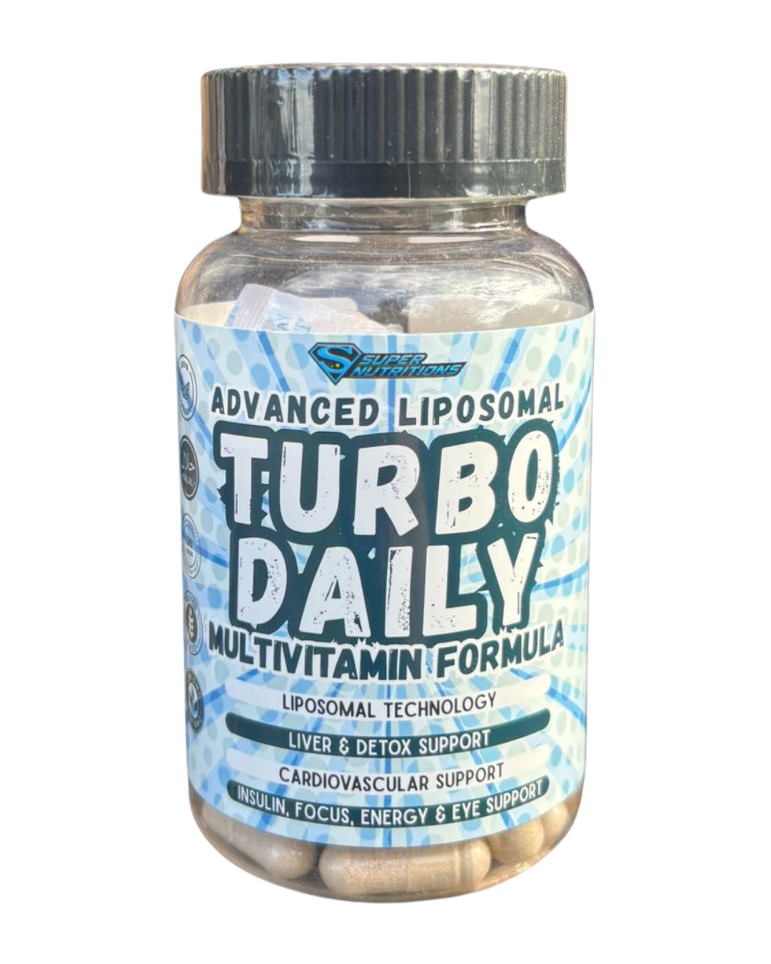Turbo Daily Liposomal Multivitamins 90 Capsules 30 days supply