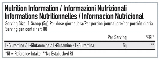 GLUTAMINE ULTRA PURE MICRONISED 400G PER4M