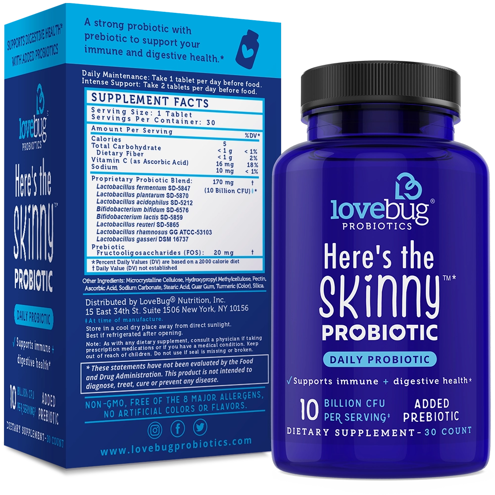 Here's The Skinny probiotics 30 tablet