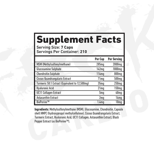 RENOV8 JOINT & INFLAMMATORY SUPPORT 210 CAPS