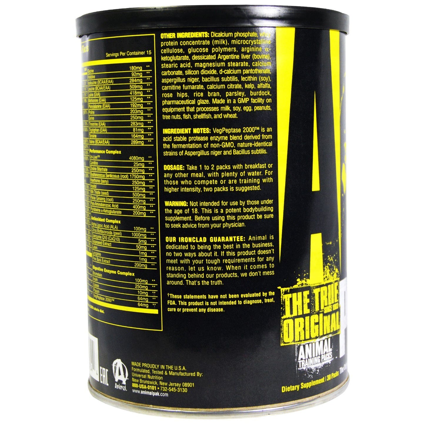 Animal Pak 44 Packs