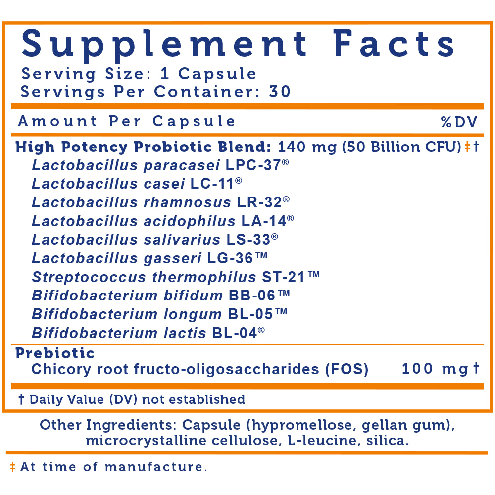 ADVANCED STRENGTH DAILY PROBIOTIC 30 CAPS