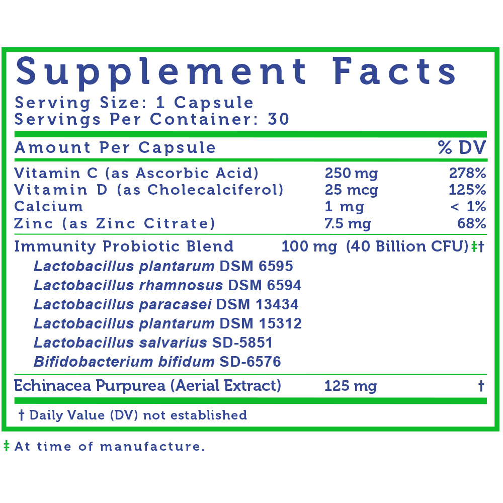 Immune Support Probiotic 30 capsules