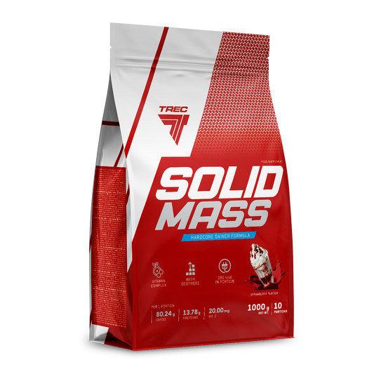SOLID MASS 1kg/3kg/5,8kg High calorie protein gainer