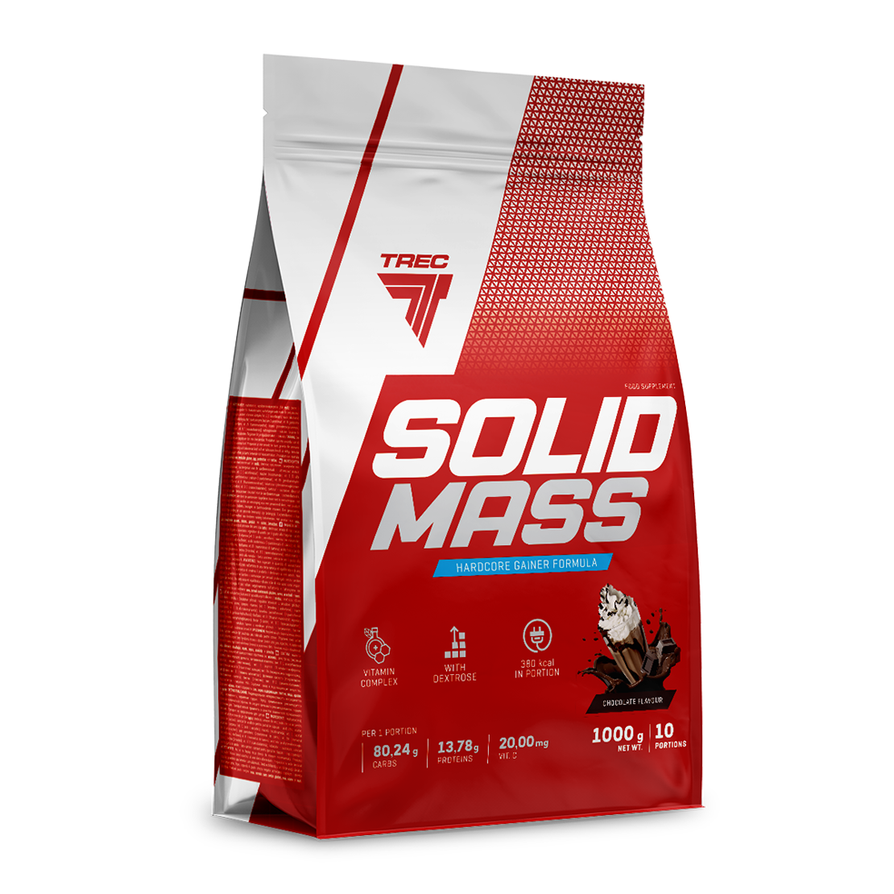 SOLID MASS 1kg/3kg/5,8kg High calorie protein gainer