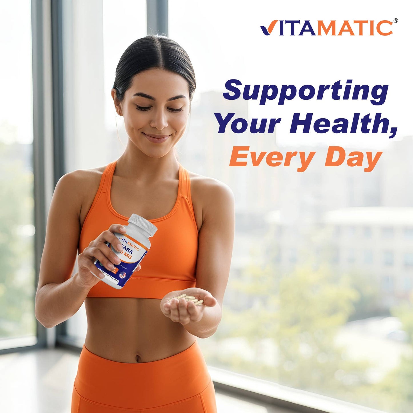 GABA (Gamma Aminobutyric Acid) 750mg -240 Capsules - 240 servings