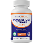 MAGNESIUM CITRATE500 MG  WITH B6 180 VEGGIE CAPSULES