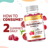 MUSHROOM COMPLEX WITH D3 60 GUMMIES