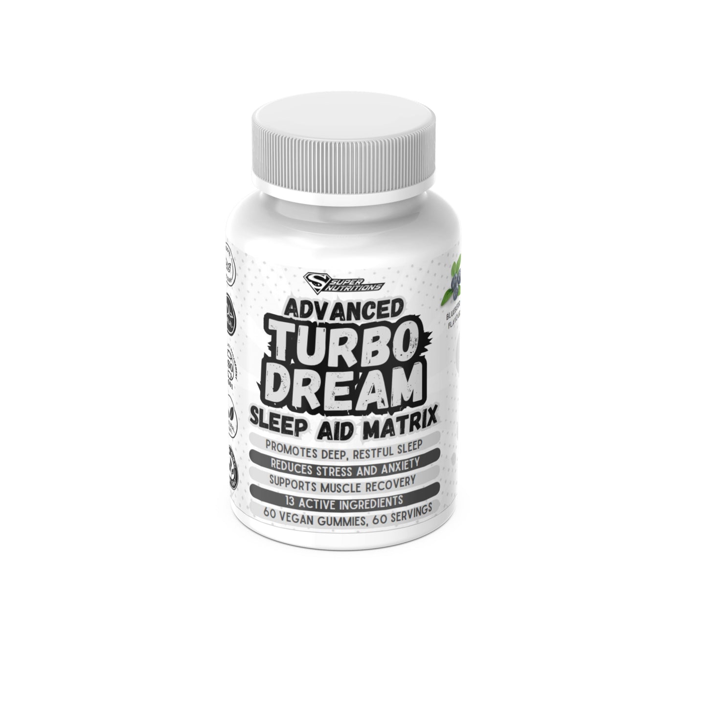 TURBO DREAM 60 GUMMIES ADVANCED SLEEP AID MATRIX