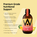 Liposomal Vitamin C (1000mg) Liquid - 300ml - 60 servings