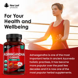 ASHWAGANDHA GUMMIES 1200MG 5% WITHANOLIDES 60 GUMMIES