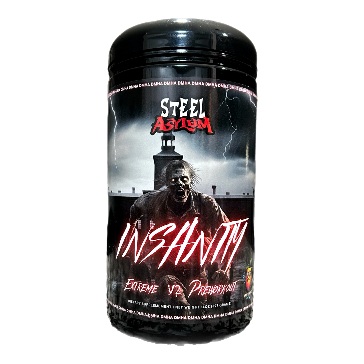 Insanity Preworkout by Steel Asylum 25 servings