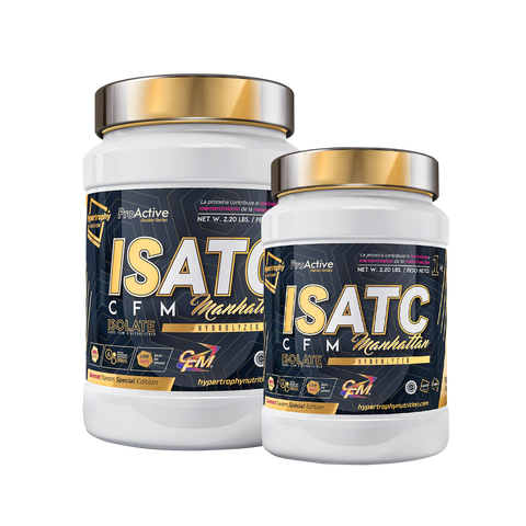 ISATC MANHATTAN 2 KG MIX OF ISOLATE, HYDROLYSED & CONCENTRATRATE WHEY PROTEIN