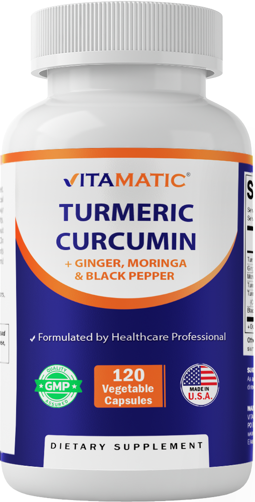 Vitamatic Turmeric Curcumin Complex 3000mg - 120 Capsules