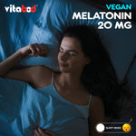 Vitabod Melatonin 20mg Gummies, 180 Count Strawberry Flavour