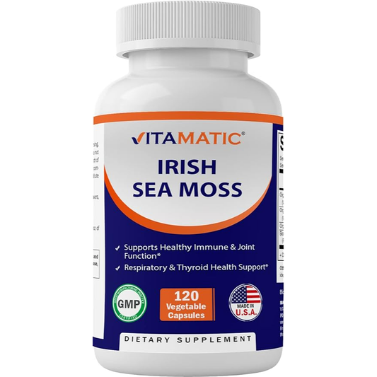Vitamatic Organic Irish Sea Moss 60 Vegetable Capsules