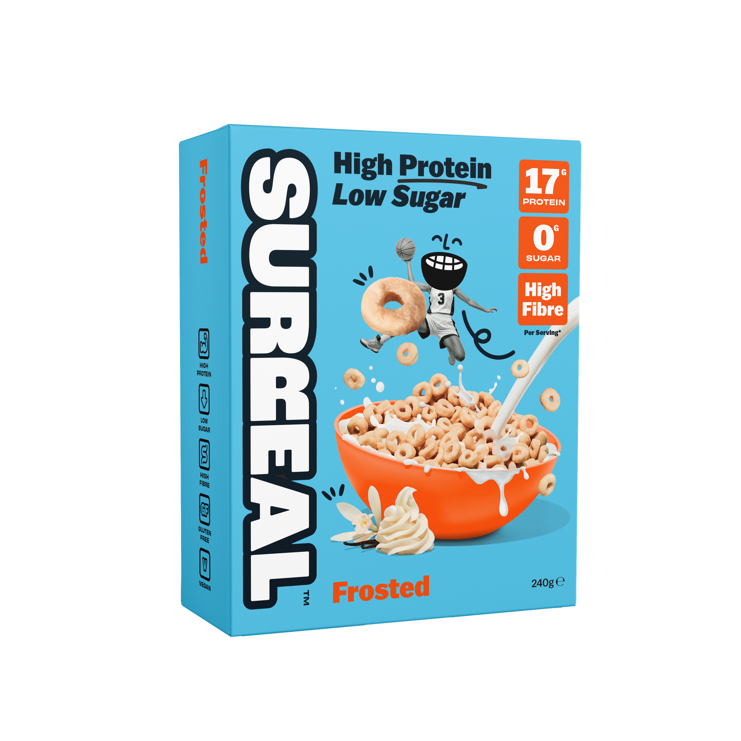 Surreal High-Protein Cereal | 0g Sugar | 13g Protein | 240g