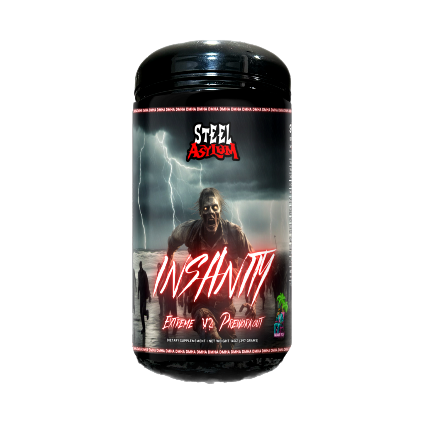 Insanity Preworkout by Steel Asylum 25 servings