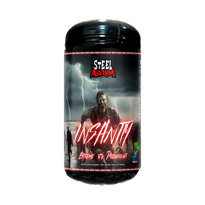 Insanity Preworkout by Steel Asylum 25 servings