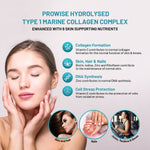 Marine Collagen with Hyaluronic Acid 1100mg - 90 Capsules Bo