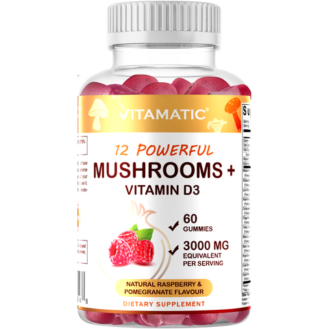MUSHROOM COMPLEX WITH D3 60 GUMMIES
