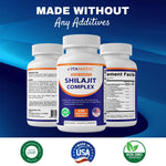 Shilajit Complex 9000mg Equivalent 120  Capsules