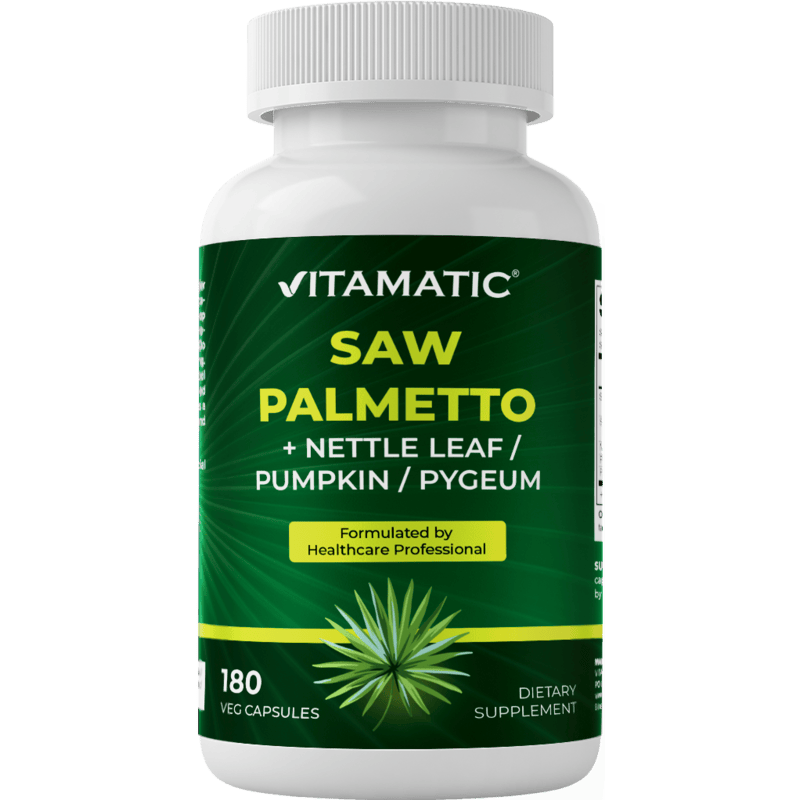 Saw Palmetto Extract- 180 Veg Capsules - prostate support