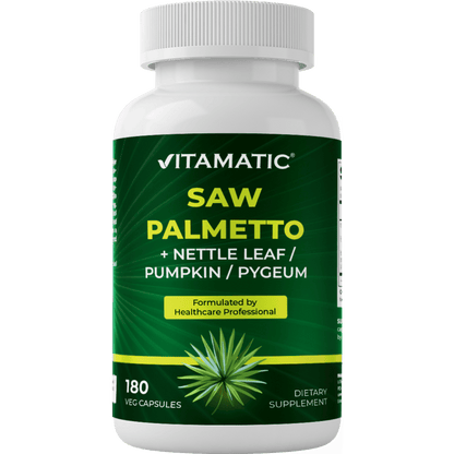 Saw Palmetto Extract- 180 Veg Capsules - prostate support