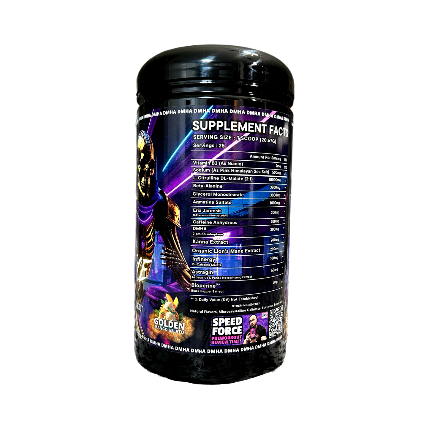 Speed Force Extreme Pump Mid Stim Pre-Workout by Project M
