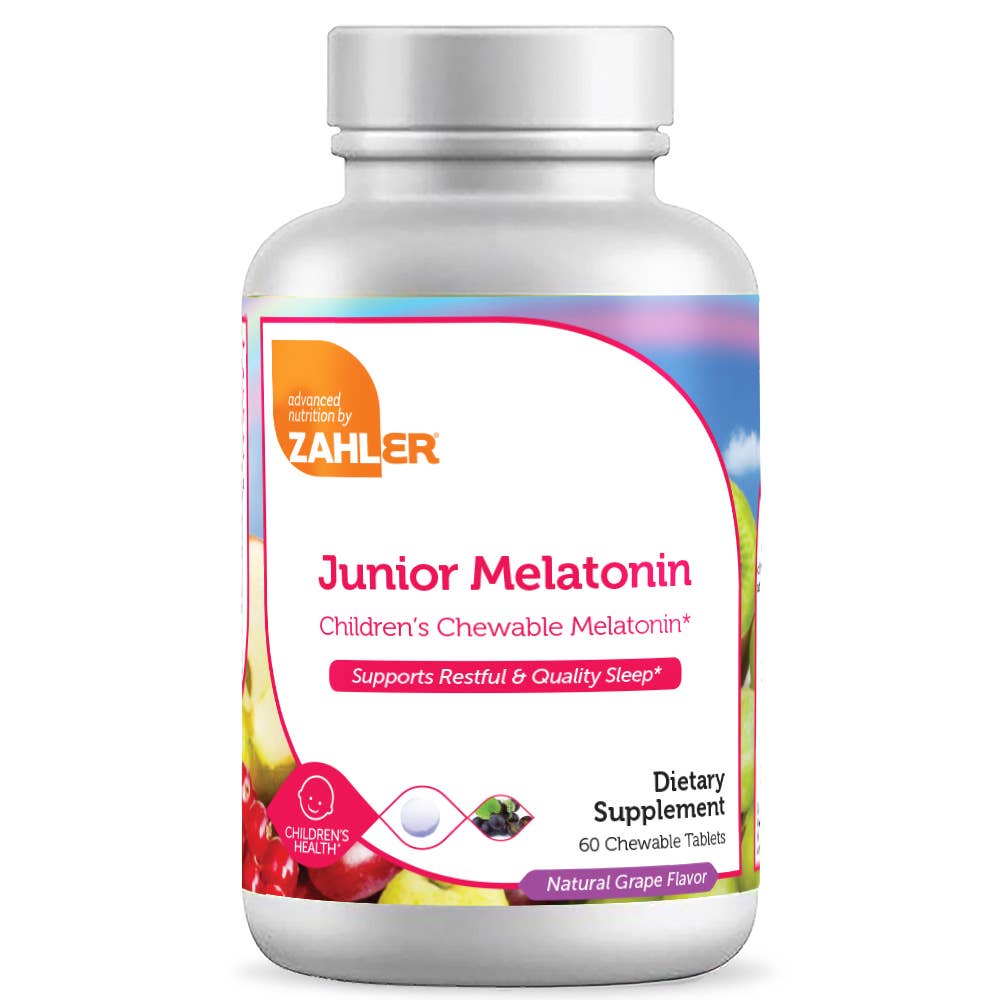 Junior Melatonin, Grape Flavour 60 Chewable Tablets