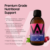 Liposomal Glutathione (500mg) Liquid - Cherry 150ml