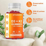 VITAMIN D3 K2 60 VEGAN GUMMIES
