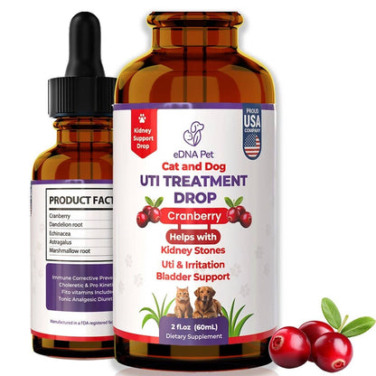 CAT AND DOG UTI TREATMENT DROP 60ML