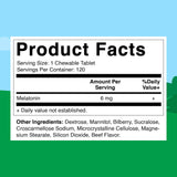 MELATONIN FOR PETS 6MG 120TABS